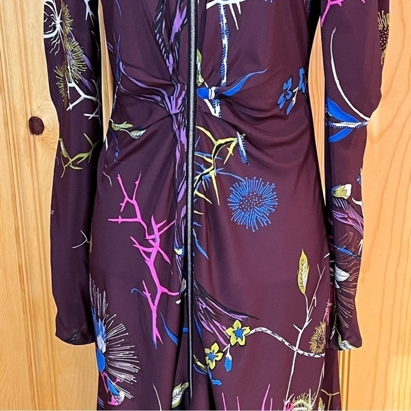 Rag & Bone Rainier Front Zip Floral Dress Sz-4 - Picture 3 of 14